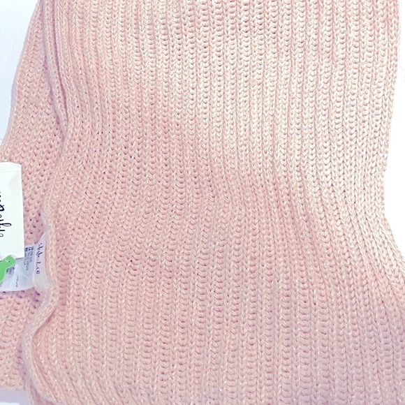 New Style & Co Solid Ribbed Muffler Scarf blush - Picture 4 of 4